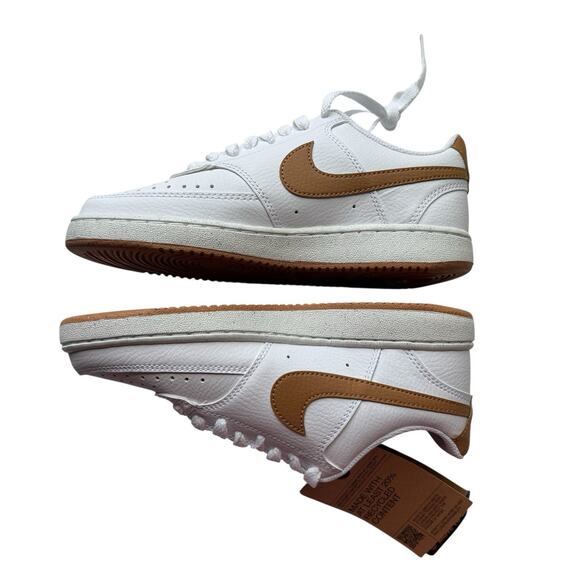 Nike Court Vision Low White Game Royal Sail Flax Womens sz 5.5 NEW NIB - Picture 3 of 8